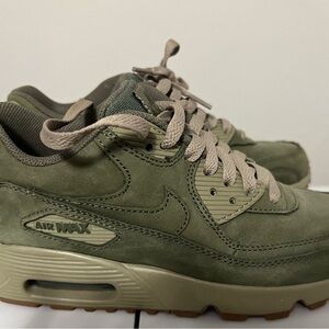 Boys (Big Kid) Nike Air Max Olive Sneakers